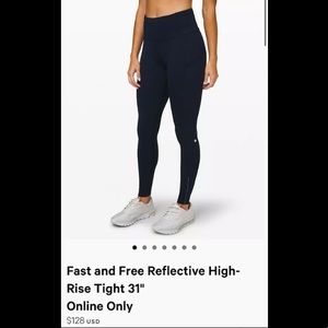 fast and free high rise lululemon leggings